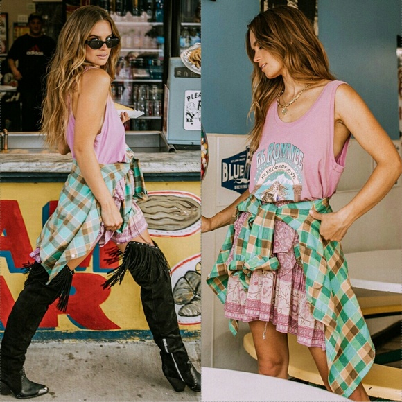 New spell designs maverick flannel top shirt XS - Picture 3 of 8